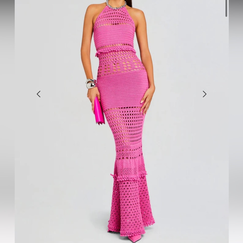 Retrofete Mesa Knit Crochet Dress - Originally $595